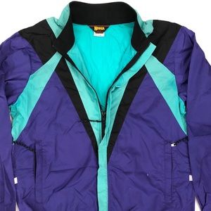 Vintage Novara Windbreaker by REI made in USA Rare 80/90s
